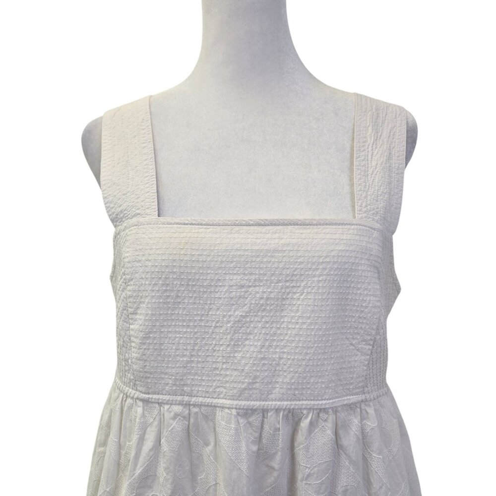 Madewell Cutout Back Empire Midi Dress Size 4 - Picture 5 of 8